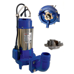 CUT 150 T – Trifaze Öğütücülü Bıçaklı Pis Su Pompası (1.5 HP / 380V)