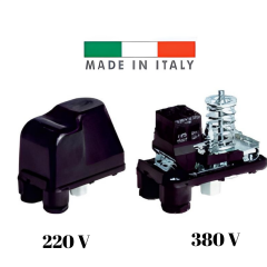 İtalyan Basınç Şalterleri – 220V ve 380V Seçenekli, Kompakt Kontrol