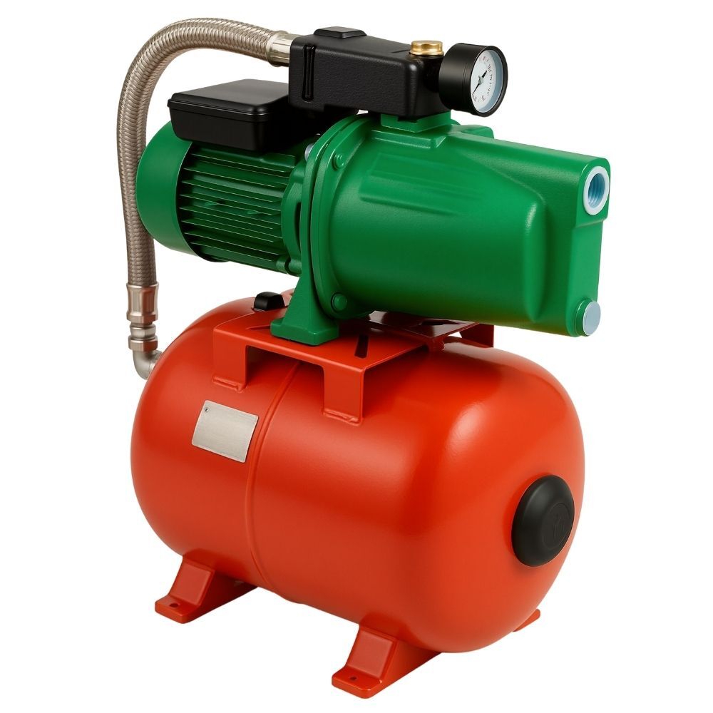 NERON JM 150 YATIK Paket – Jet Pompalı Paket Hidrofor 4 KAT 4 DAİRE (1.5 HP / 24 LT Yatay Tanklı)BAKIR SARGI