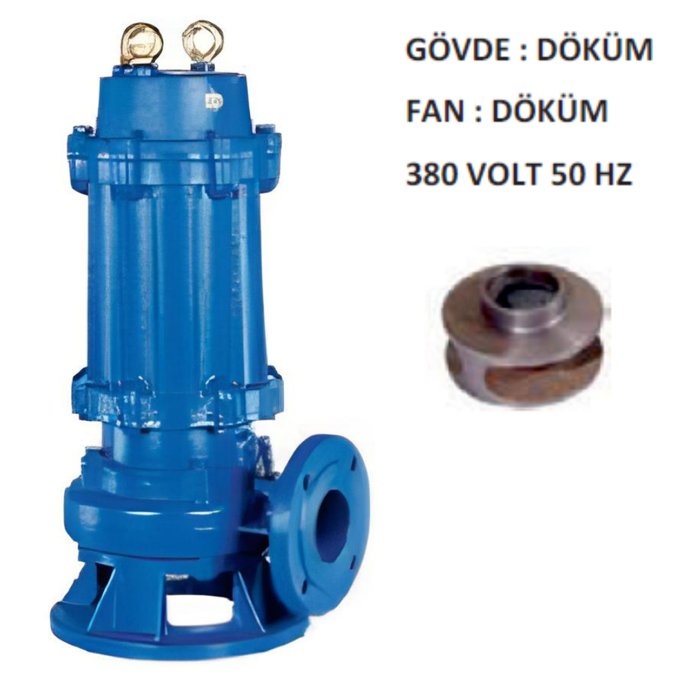 TORAN 400 – 4 HP / 2900 Devir / 4” Çıkışlı Tonajlı Pis Su Pompası
