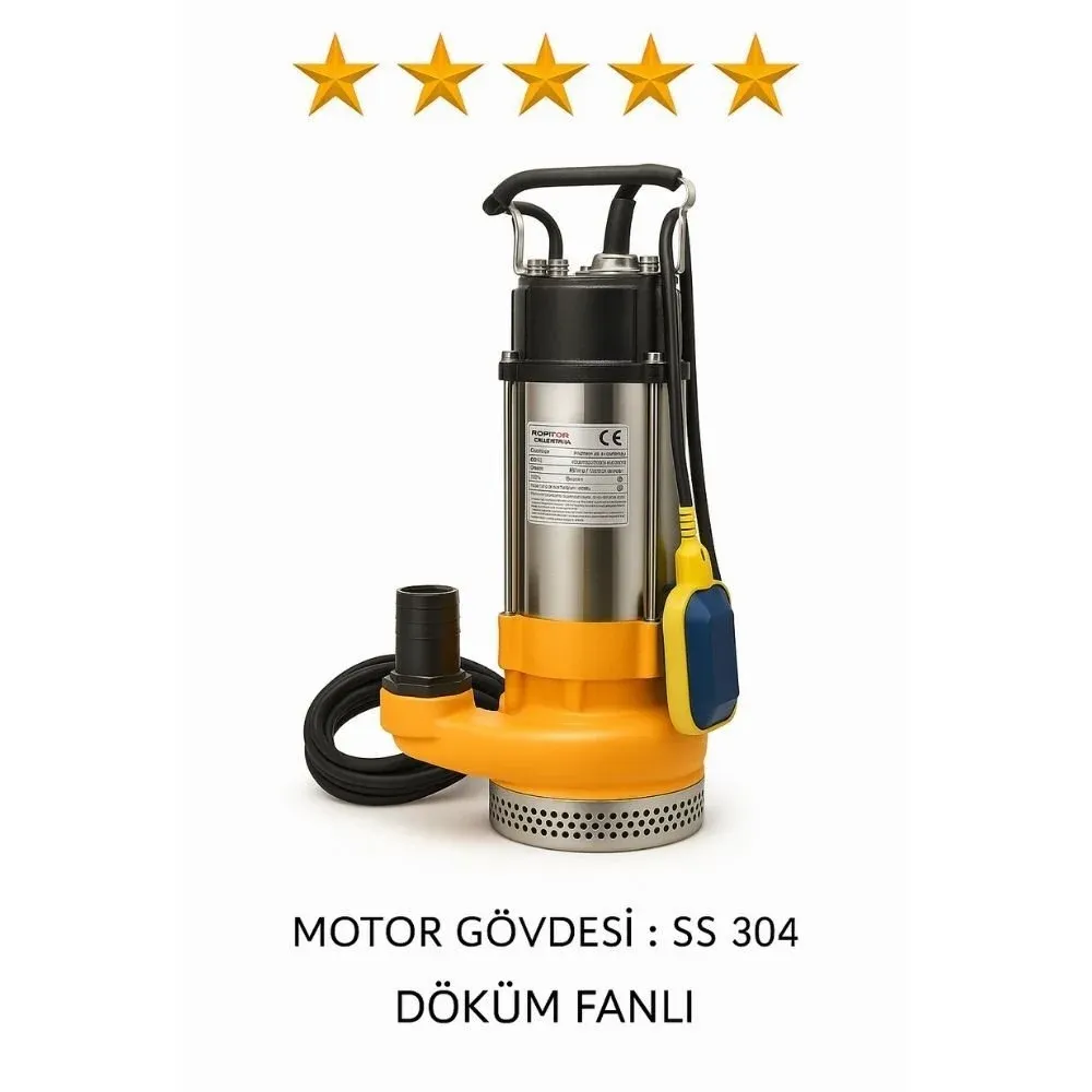 Nortek 4 BKS 300 M – 3 HP Profesyonel Geniş Kuyu Pompası