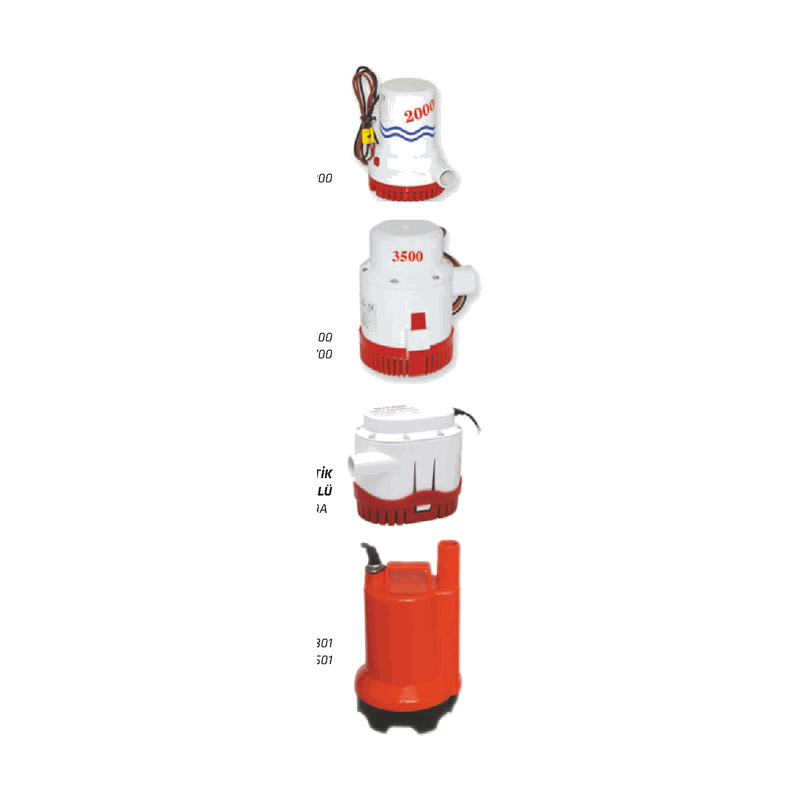 SİNTİNE POMPALARI 12V / 24V