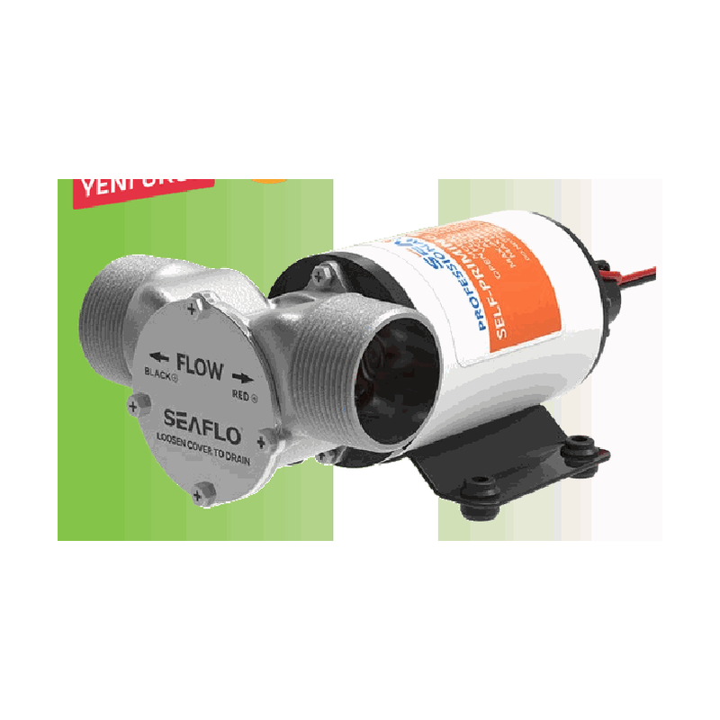 FLEXBLE FANLI PASLANMAZ GÖVDELİ KENDİNDEN EMİŞLİ DENGE TANKI (BALAST) AKTARIM POMPASI (12V/24V)