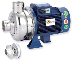WATER SOUND 24 VOLT DC SS304 PASLANMAZ ÇELİK KAPALI FANLI SANTRİFÜJ POMPA