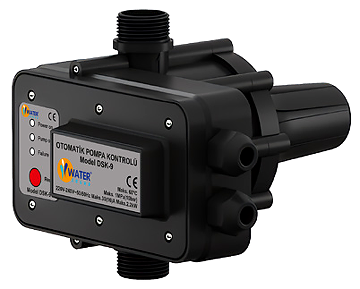 WATER SOUND OTOMATİK BASINÇ KONTROLÜ (HİDROMATLAR) Alt Basınç (1.5bar) Maks: 16A (2.2Kw)