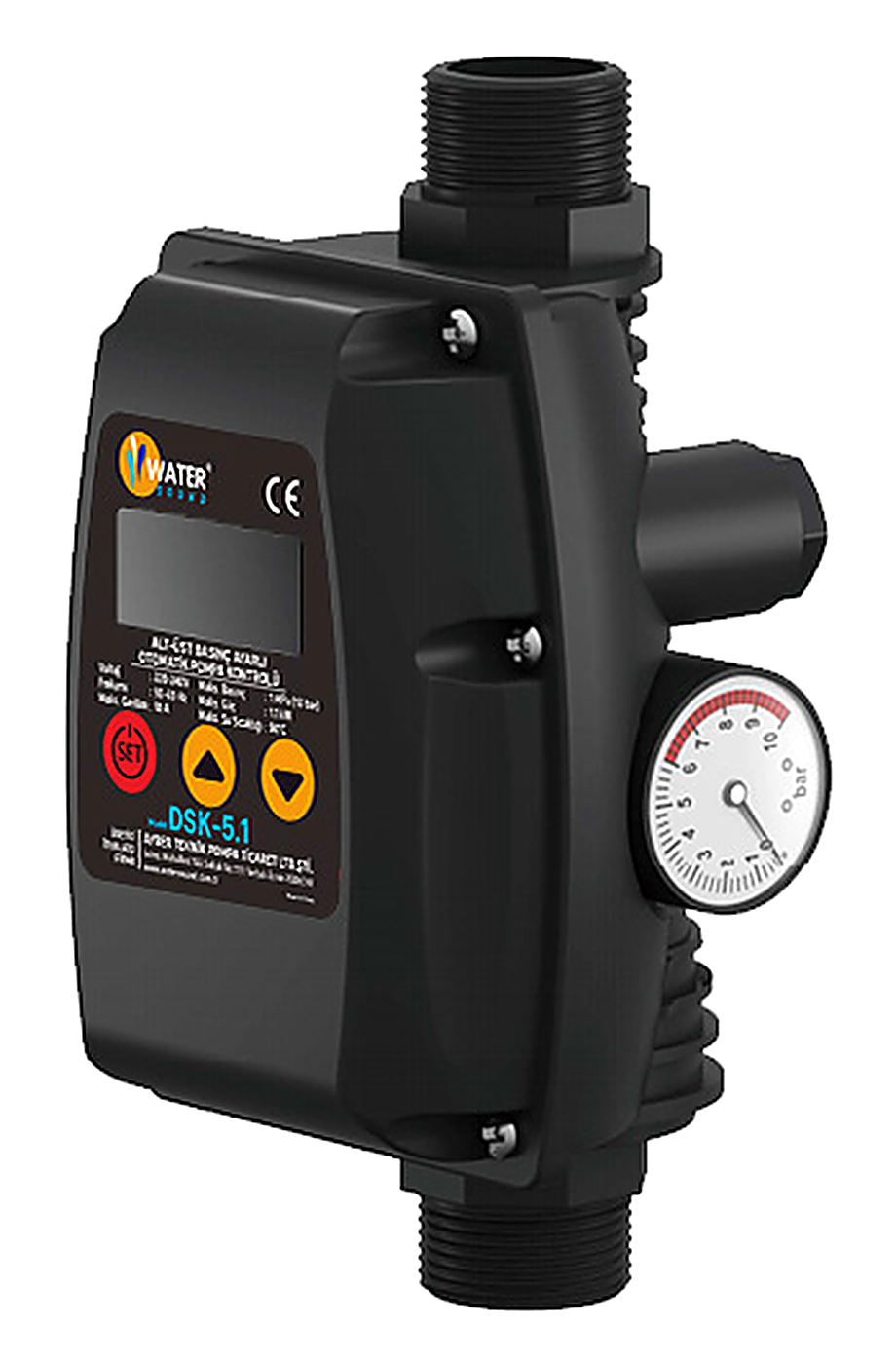 WATER SOUND OTOMATİK BASINÇ KONTROLÜ (HİDROMATLAR) Alt- Üst Basınç Ayarlı Dijital LCD Ekranlı