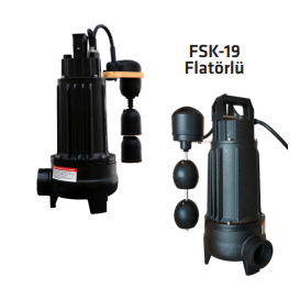 WATER SOUND ASANSÖR FLATÖRLÜ DÖKÜM GÖVDELİ PARÇALAYICILI TİP ATIK SU POMPASI