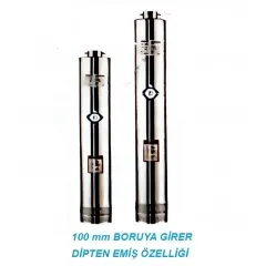 Atlantis Blu 4SNM Serisi Monoblok 4'' Dalgıç Pompa - Dipten Emiş Özellikli