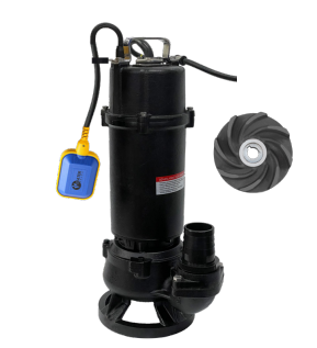 WATER SOUND DÖKÜM GÖVDELİ PARÇALAYICILI AÇIK TİP VORTEX FANLI ATIK SU POMPALARI